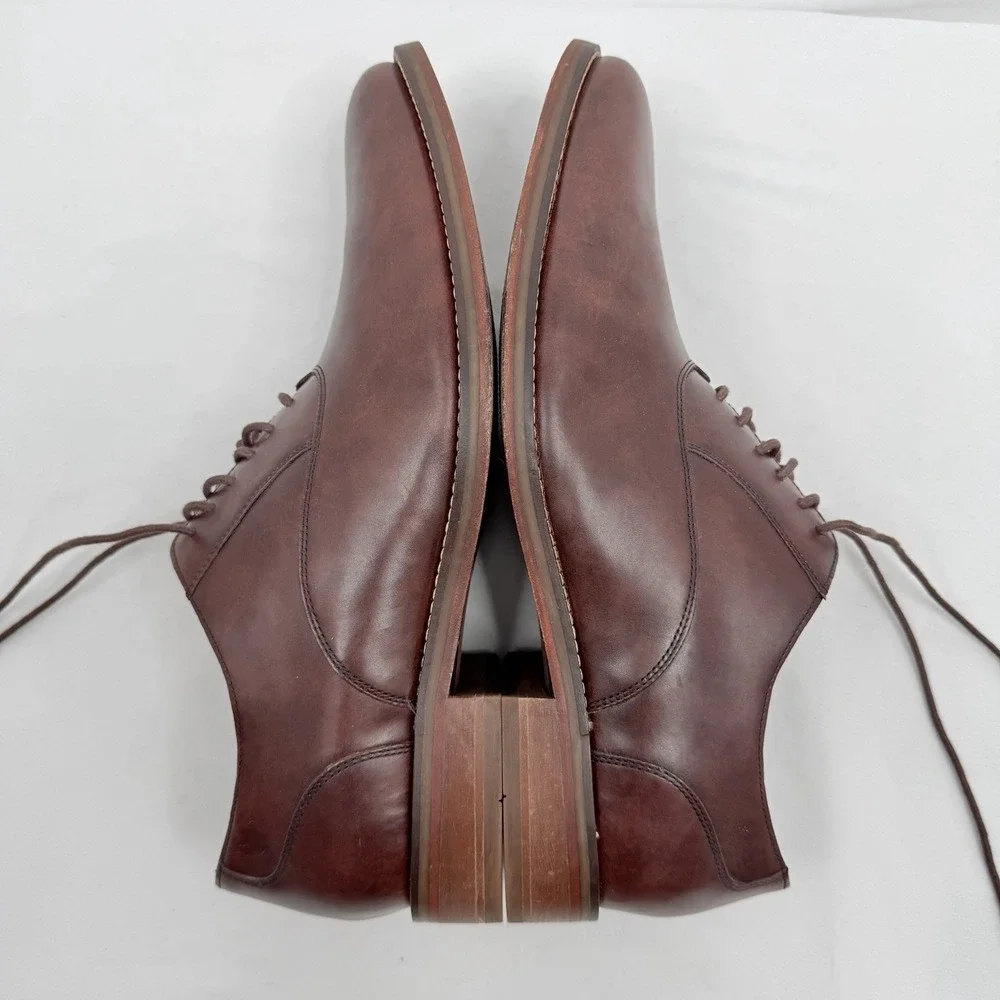 Cole Haan Oxford Men's Dress Shoes Brown Leather  Size 10.5 M